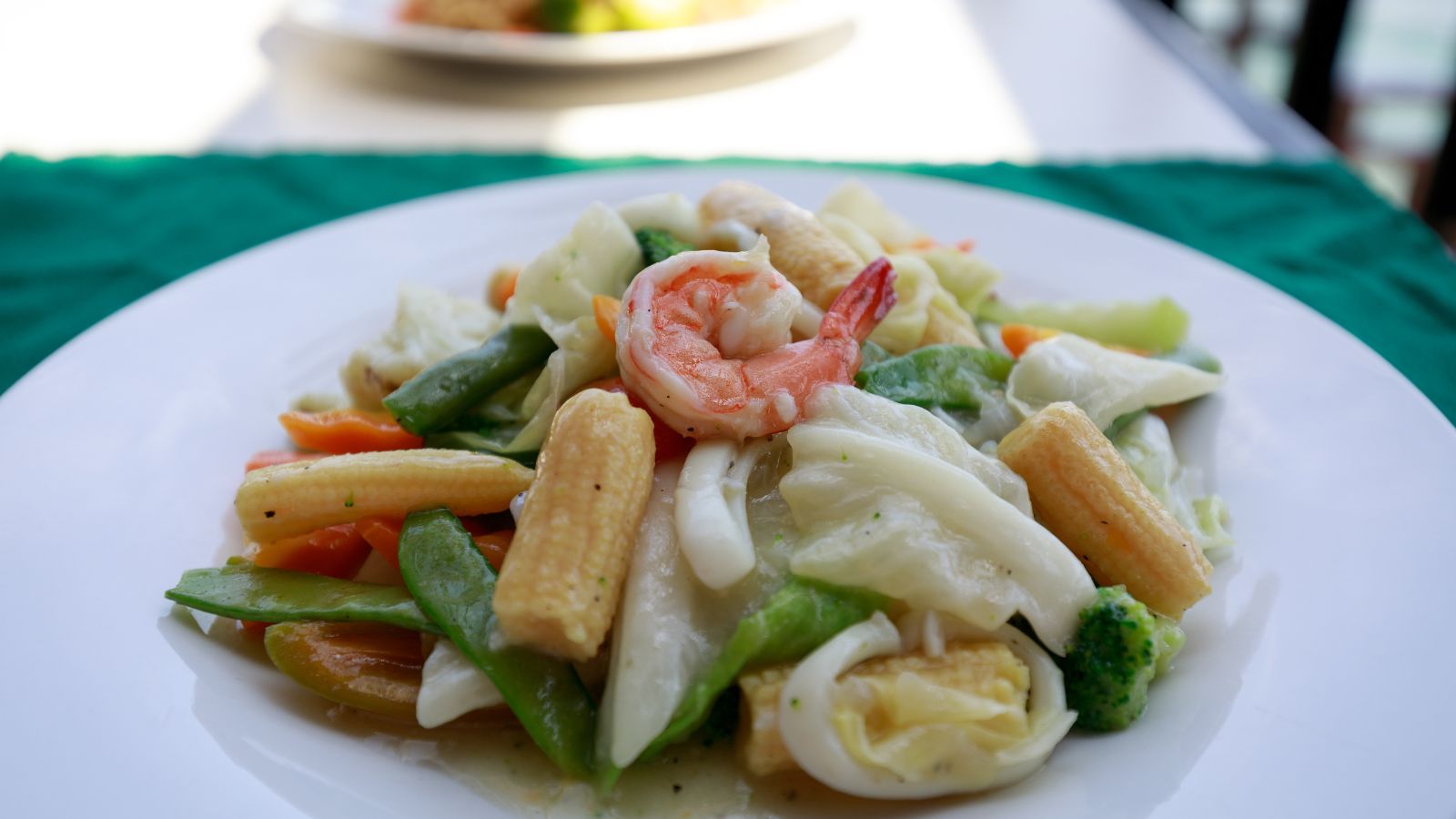 Vegetable food Chopsuey.